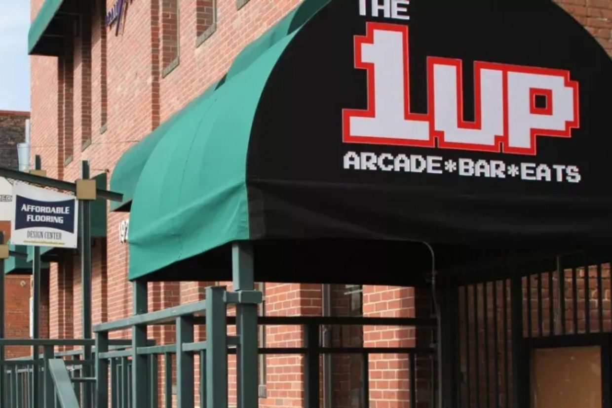 the exterior of the original 1UP