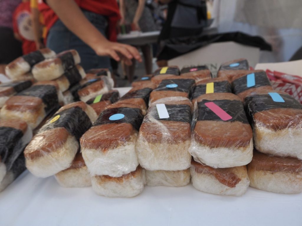 SPAM Musubi at the Denver Cherry Blossom Festival.