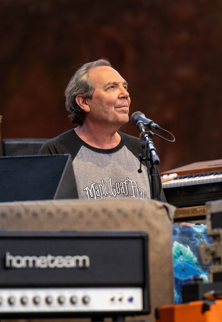 Widespread Panic on stage at Red Rocks