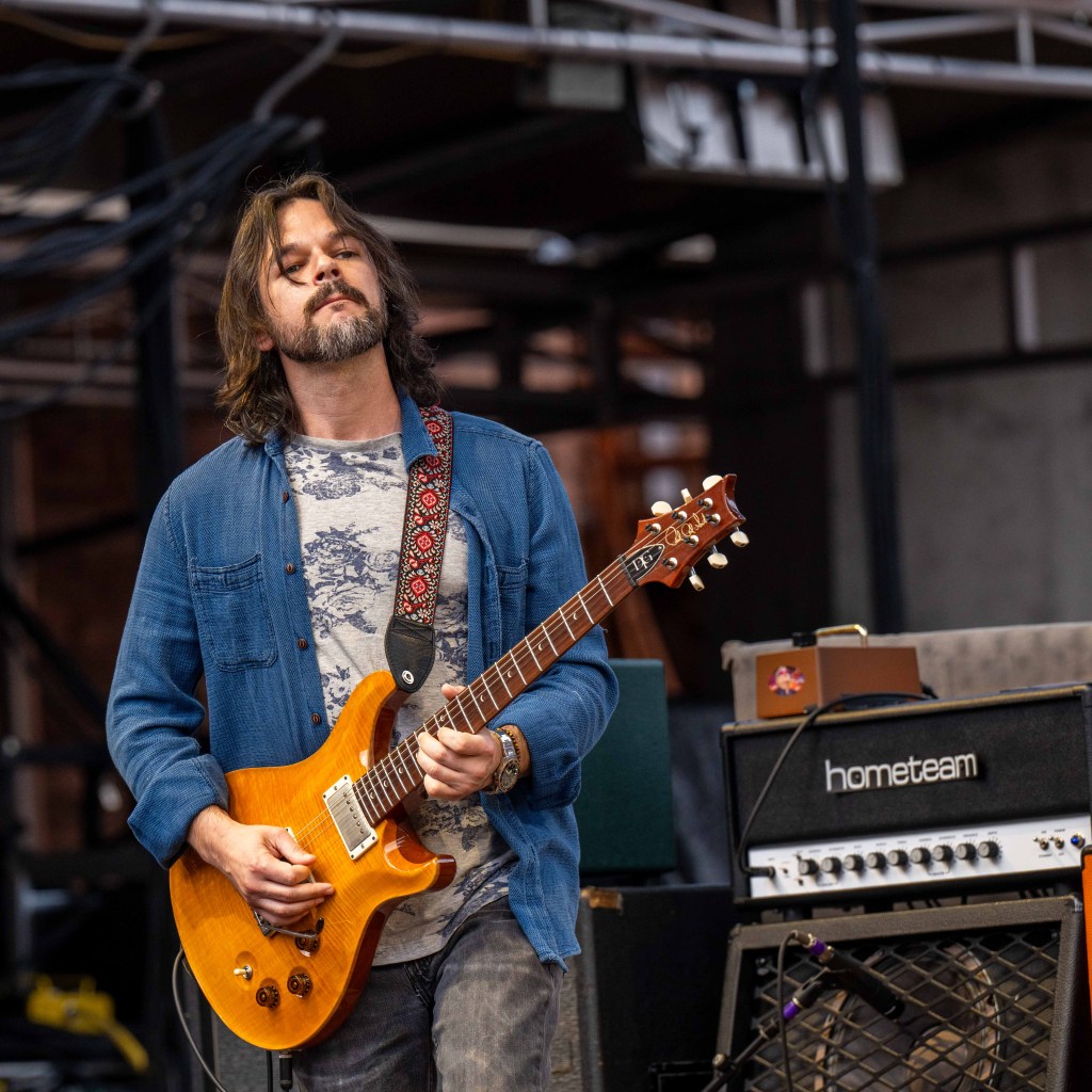 Widespread Panic on stage at Red Rocks