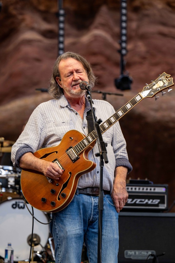 Widespread Panic on stage at Red Rocks