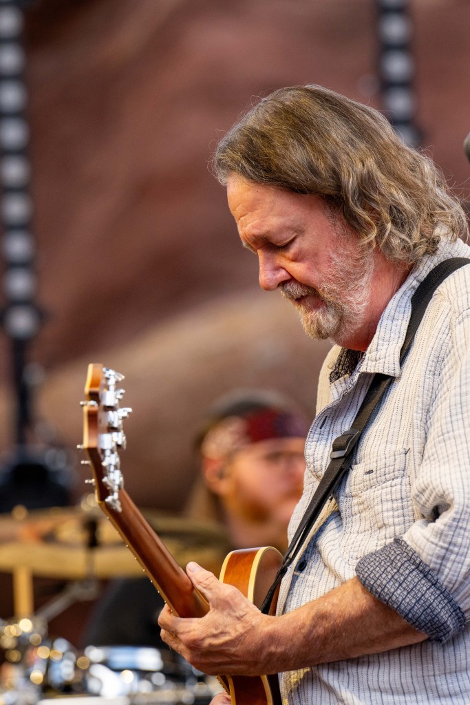 Widespread Panic on stage at Red Rocks