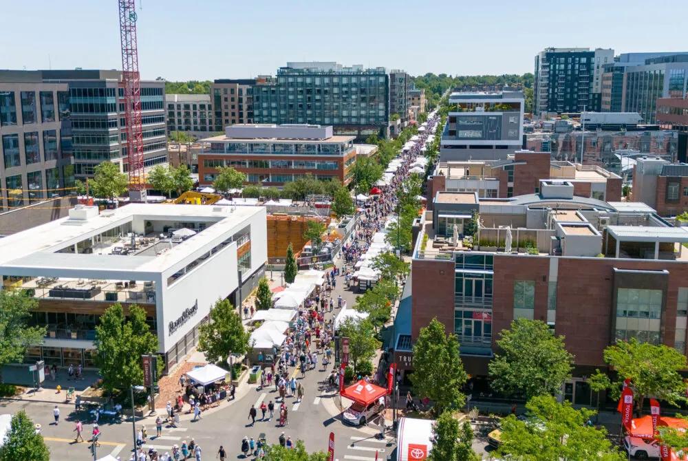 big street festival in Denver