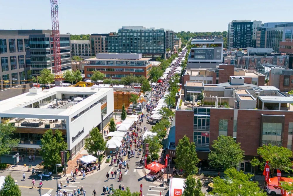 big street festival in Denver