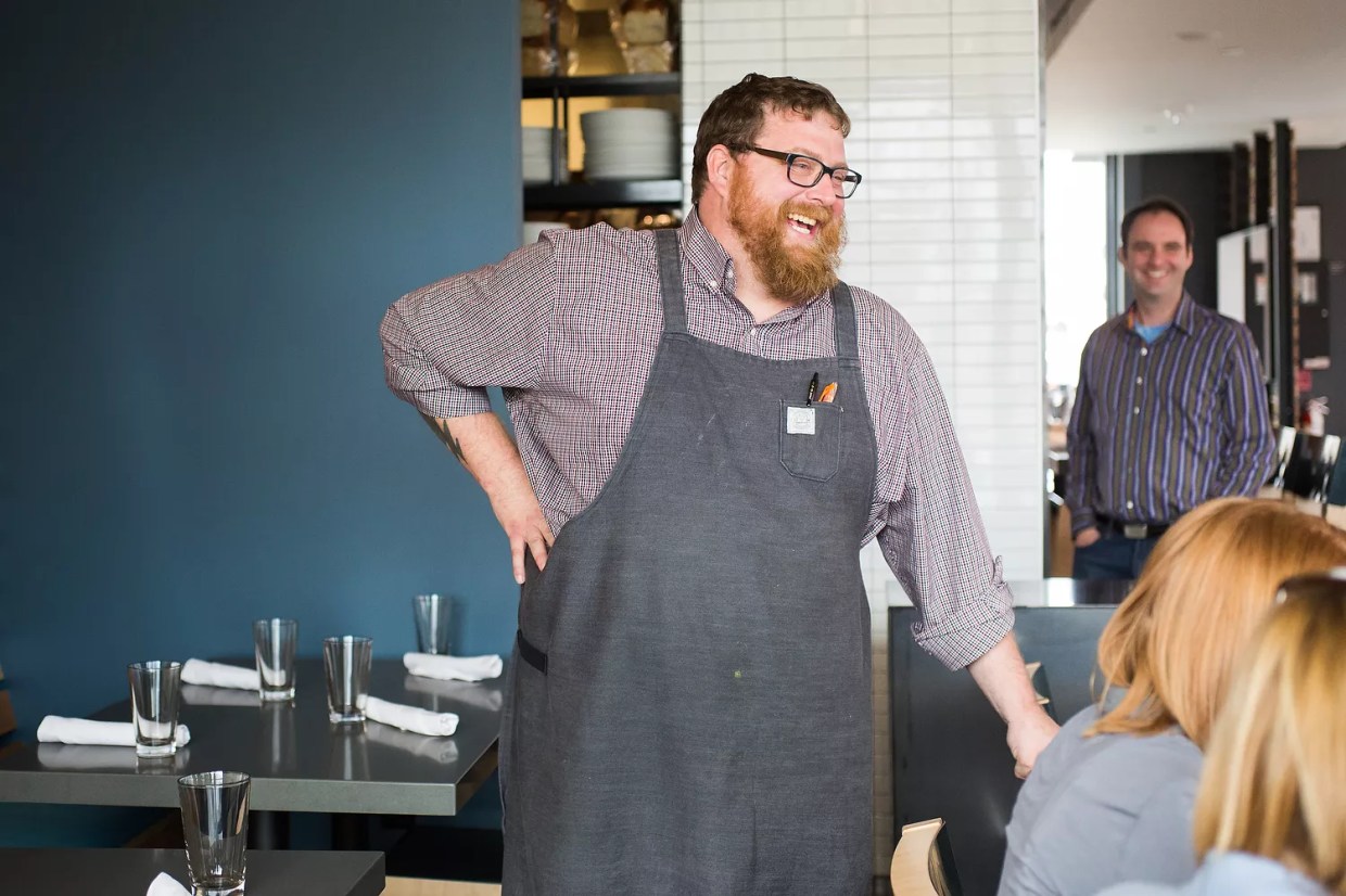 Justin Brunson Scores <i>Sear</i>iously Meaty Food Network Pilot
