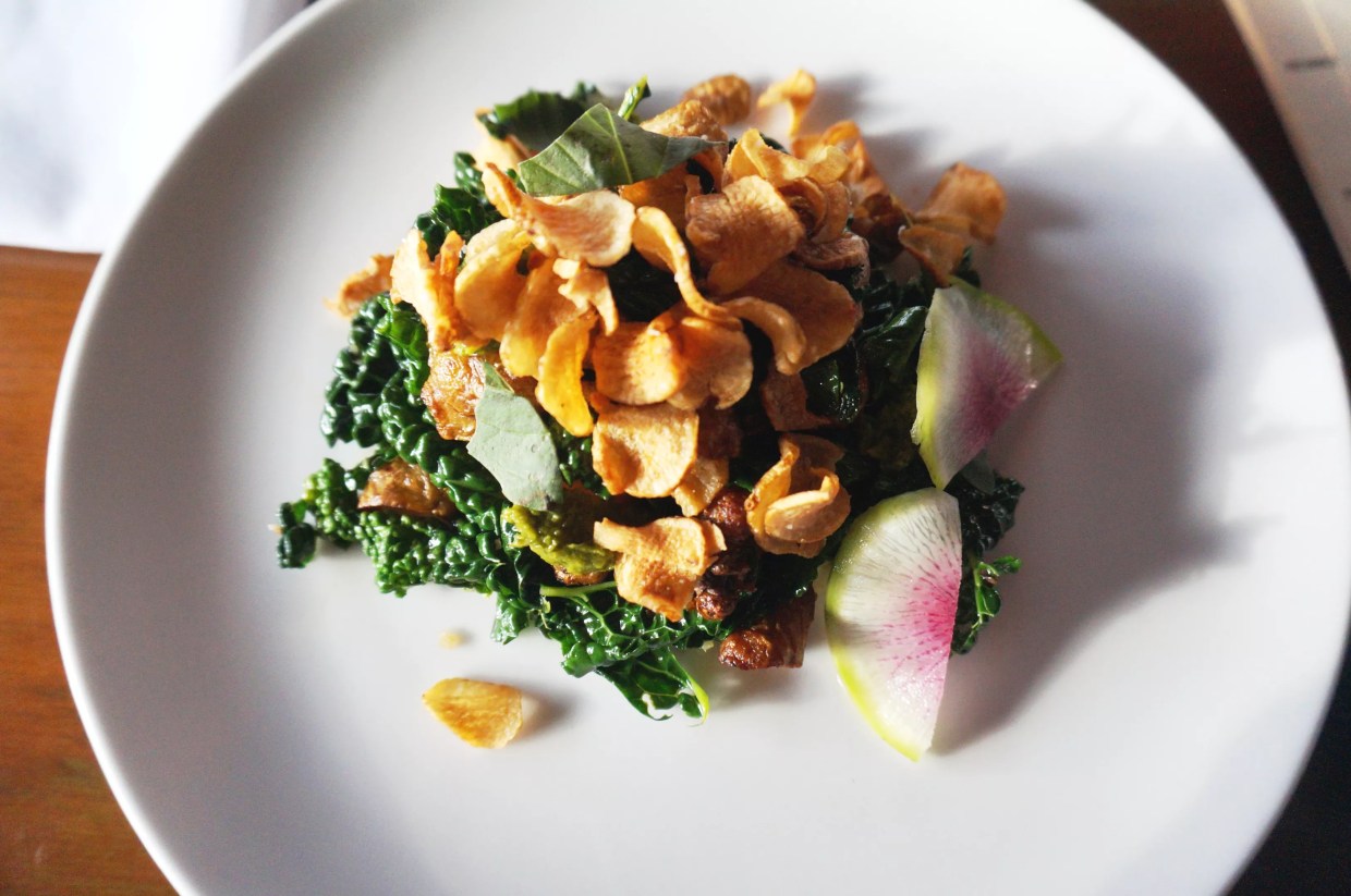 100 Favorite Dishes: Sunchokes and Mushrooms at Old Major