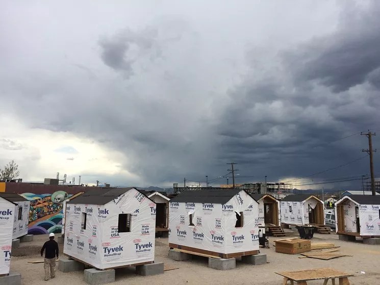 Barton Institute Donates $20,000 to Beloved Community Village Tiny Homes Project