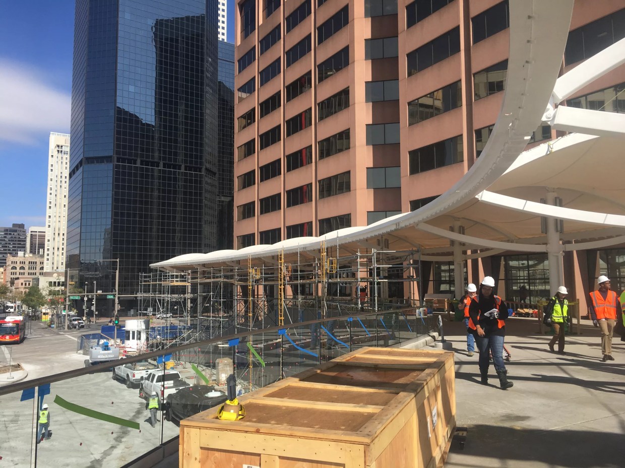 Hockey Pucks, Foam, Canopies: Inside the New Civic Center Station