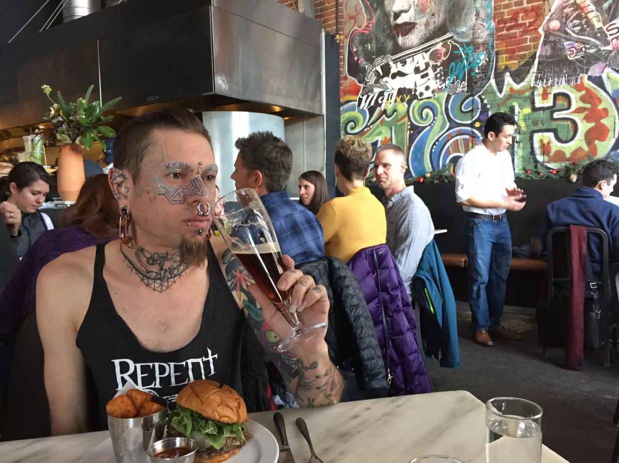 A Day Off With Fetish Artist Landon Ricker, aka Slim the Living Cyborg