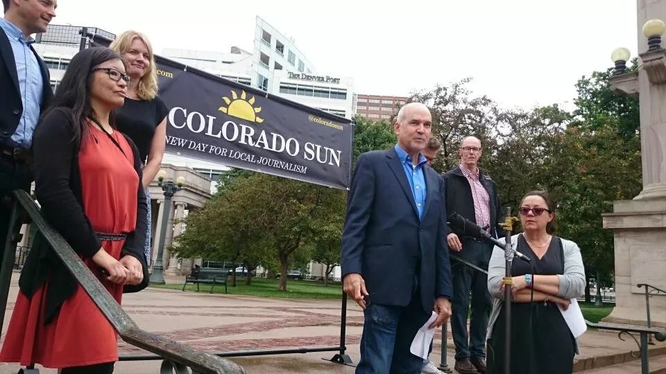 <i>Colorado Sun</i>‘s Coming-Out Party Held in Shadow of Old <i>Denver Post</i> HQ