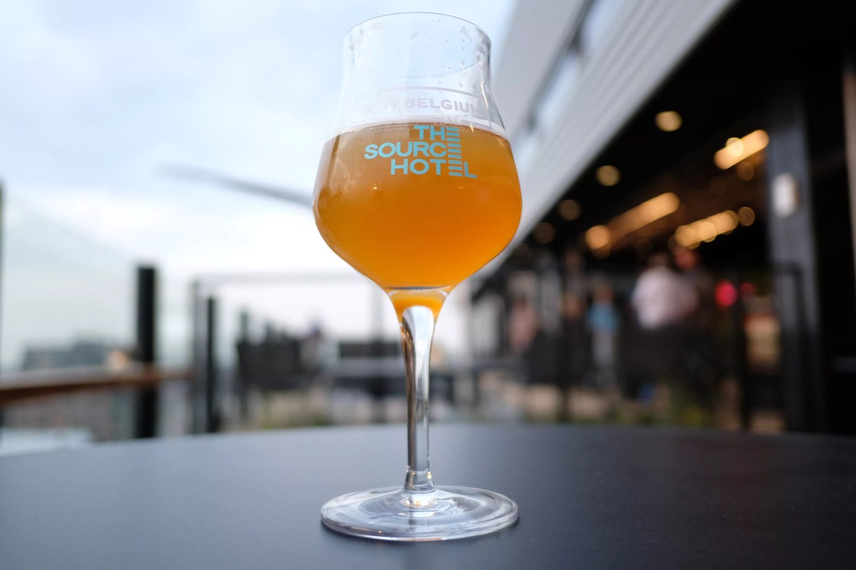 New Belgium’s Rooftop Barrel Cellar at the Source Hotel Opens This Weekend
