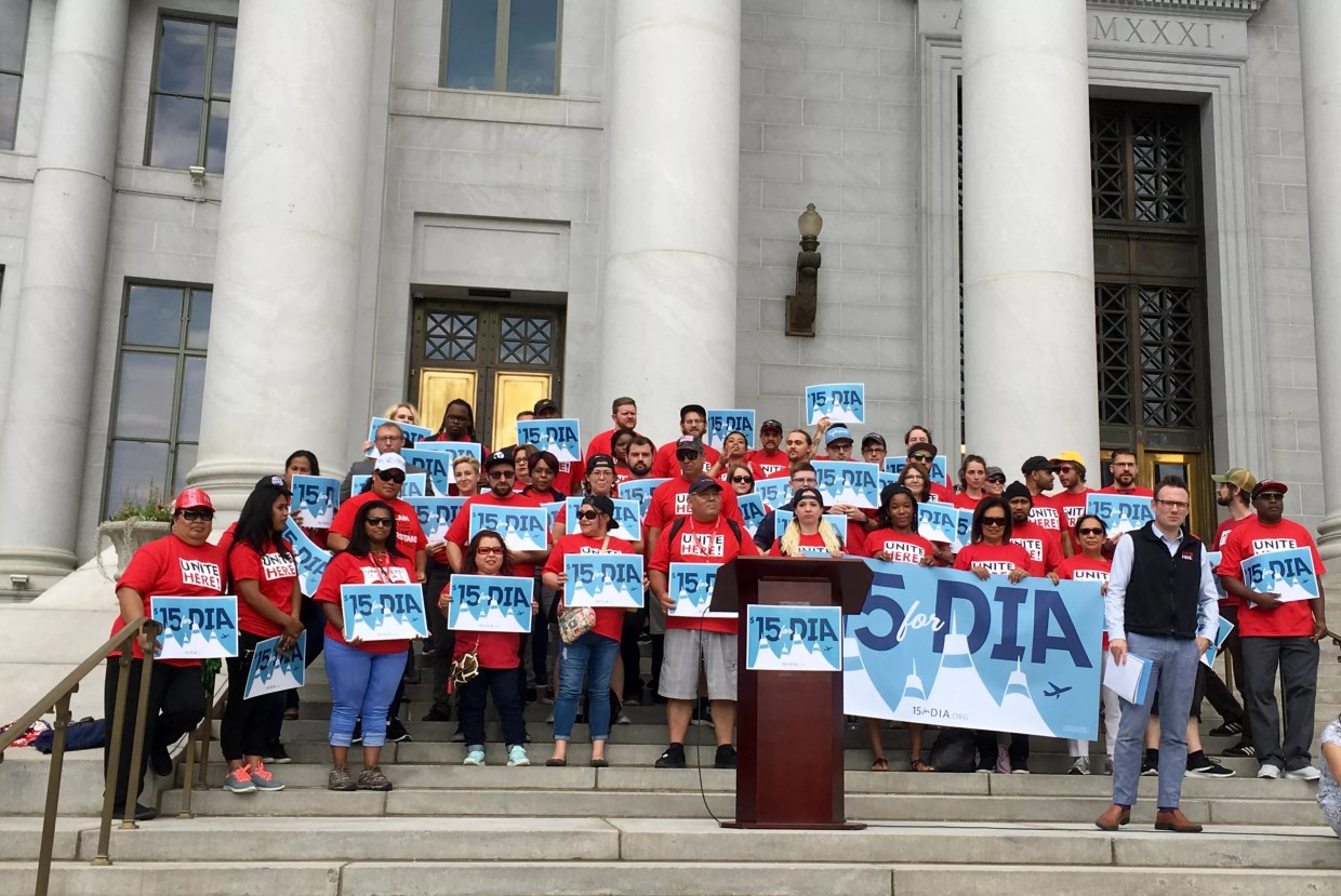 Denver International Airport Workers Will Ask Voters for a $15 Minimum Wage