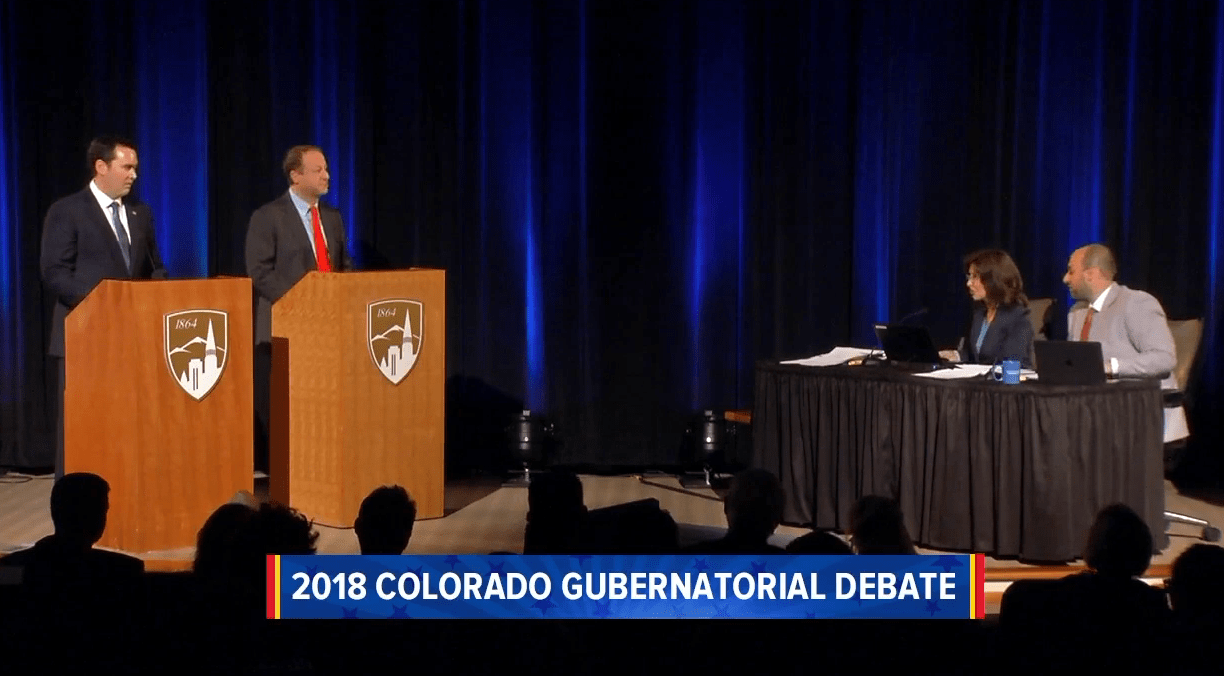 Polis, Stapleton Bring Humor, Talking Points and Some New Material to Final Debate
