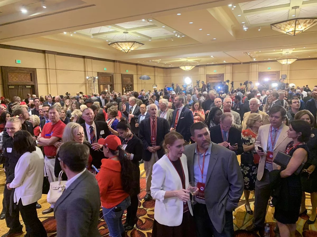 Blue Wave in Colorado Devastates Crowd at Republican Watch Party