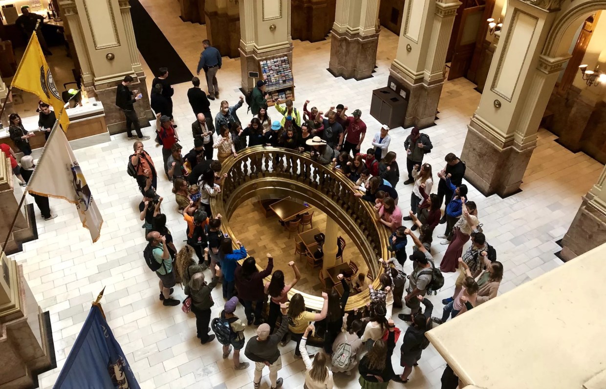 Youth Activists Strike for Climate Action at Colorado Capitol