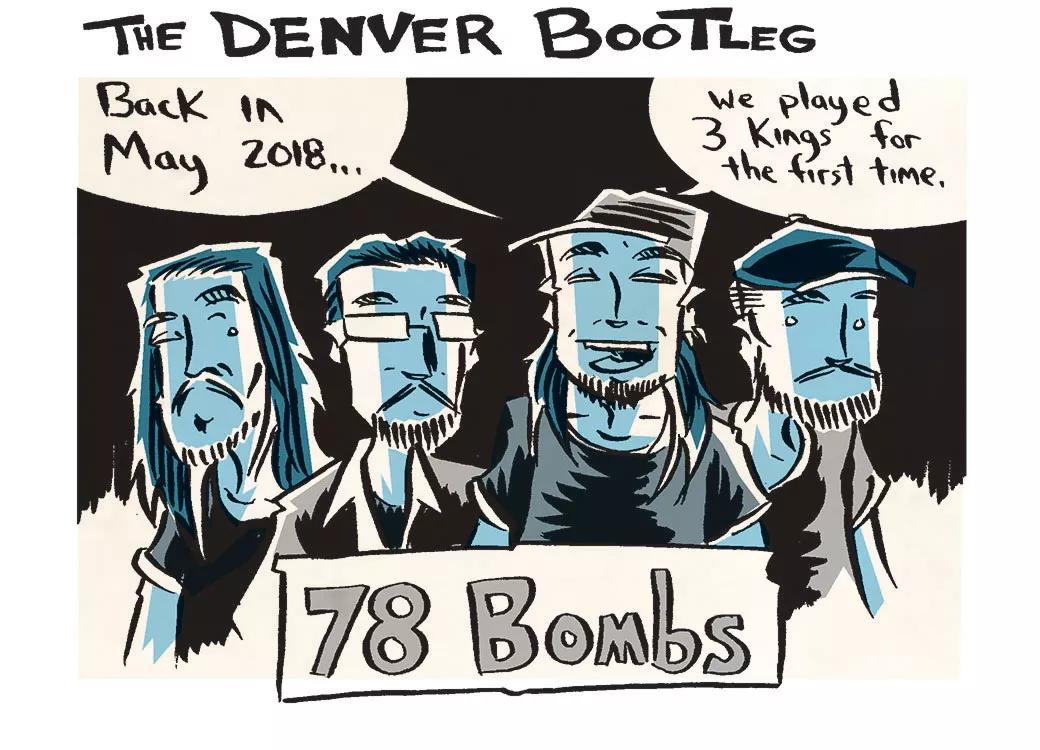 Aaron Garcia of 78 Bombs on Playing With a Bloody Finger
