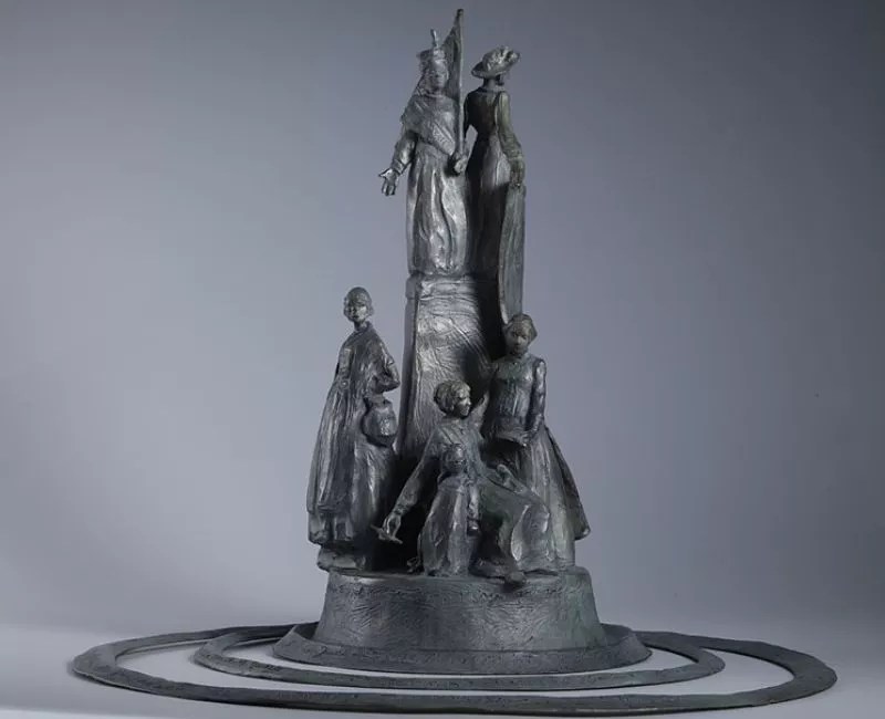 Sculptor Jane DeDecker Creating D.C. Monument to Women’s Suffrage