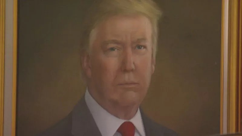 See What the Sh*tstorm Over a State Capitol Donald Trump Portrait Begat