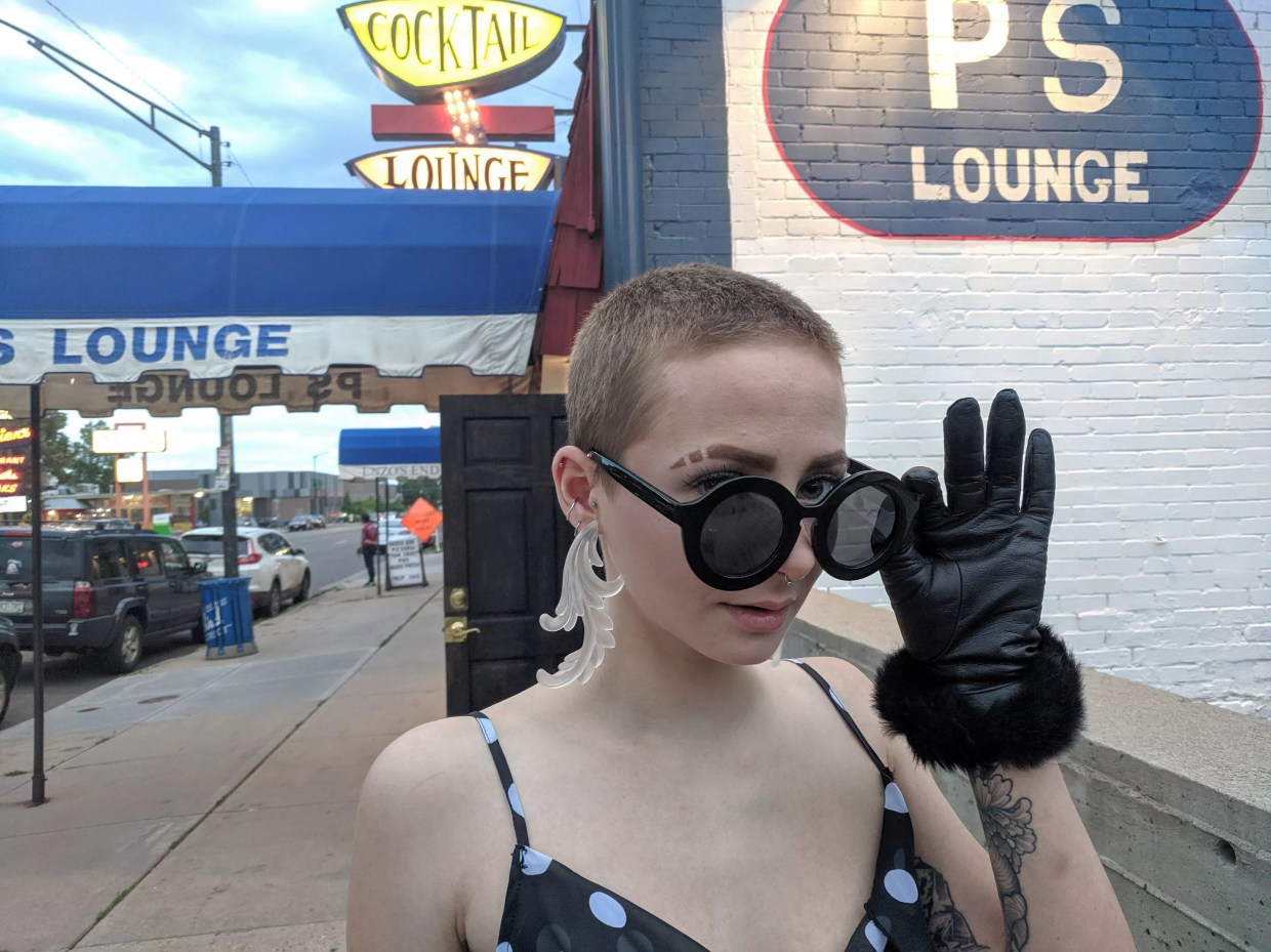 Student Juliana Saludes Goes Glam on East Colfax