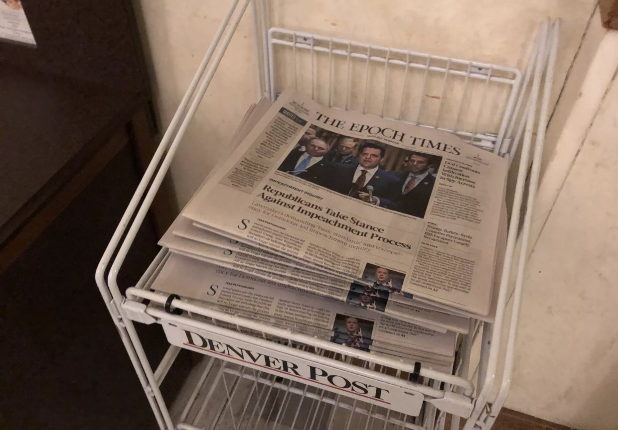Why Is a Far-Right Conspiracist Newspaper Being Stocked at the Capitol?