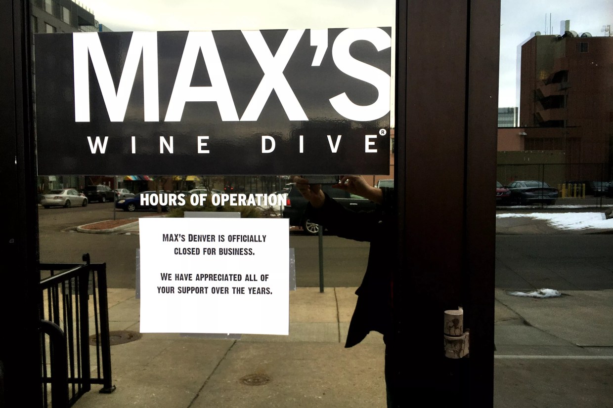 Max’s Wine Dive Goes Dark in Governor’s Park