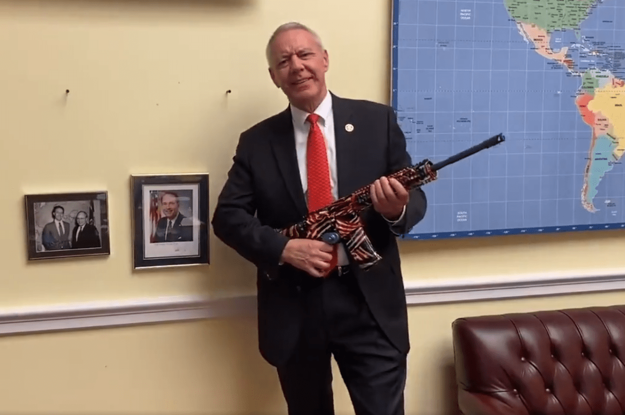 Gun-Toting Ken Buck Unloads on Beto, Biden in Tweeted Dare