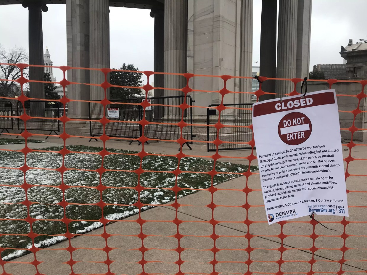 Civic Center Park, Surrounding Areas Closed Over COVID-19 Concerns