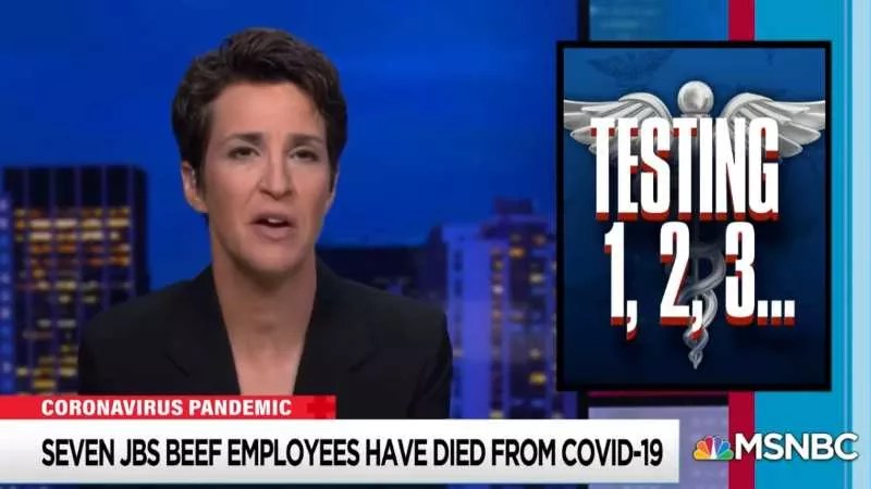 COVID-19: Rachel Maddow Crushes Greeley’s JBS Plant After 7th Death