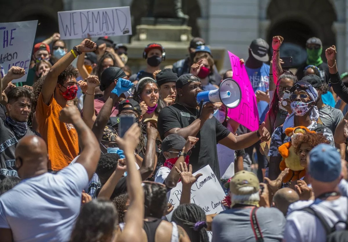 Second George Floyd Protest Keeps the Peace