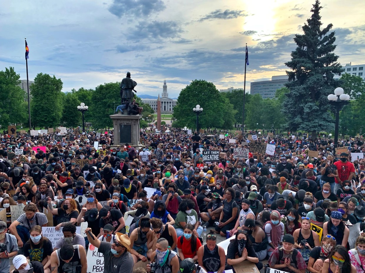 Denver Protests Remain Peaceful Through the Day, With Late-Night Tension