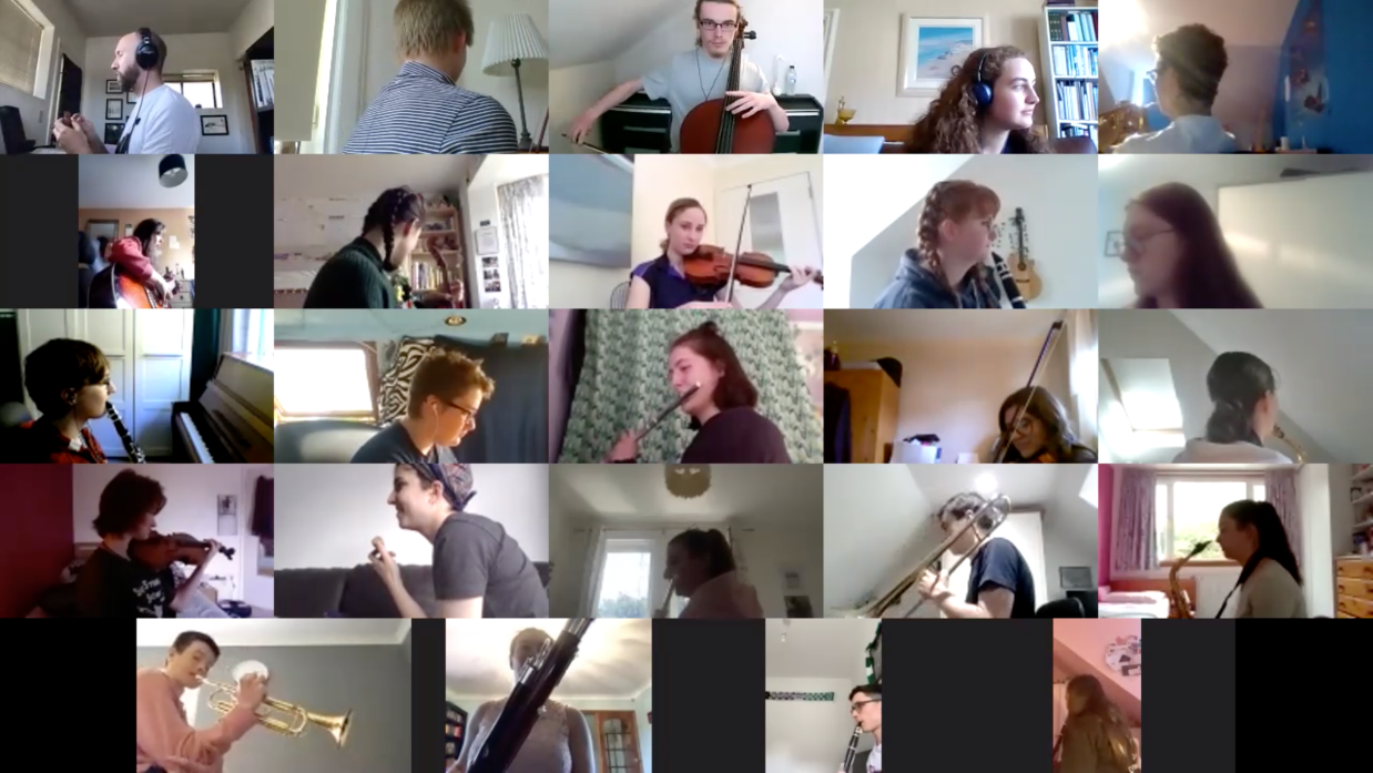 Nathan Hall and Scottish Teens Compose a Concert Over Zoom