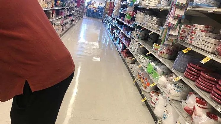 COVID-19: Safely Passing Shopper Whose A$$ Is Blocking the Aisle