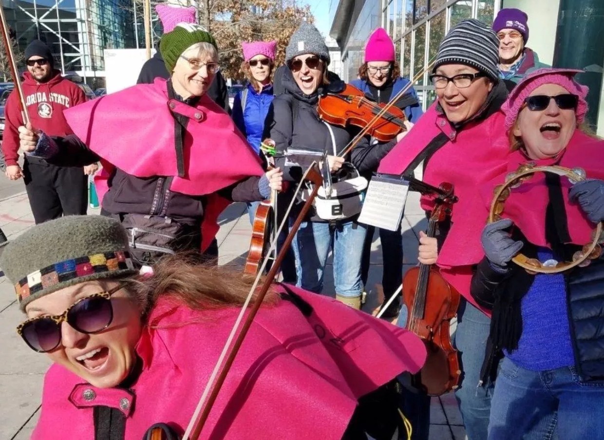 Non Violins Marching Band Will Sound Off for Cory Gardner Today