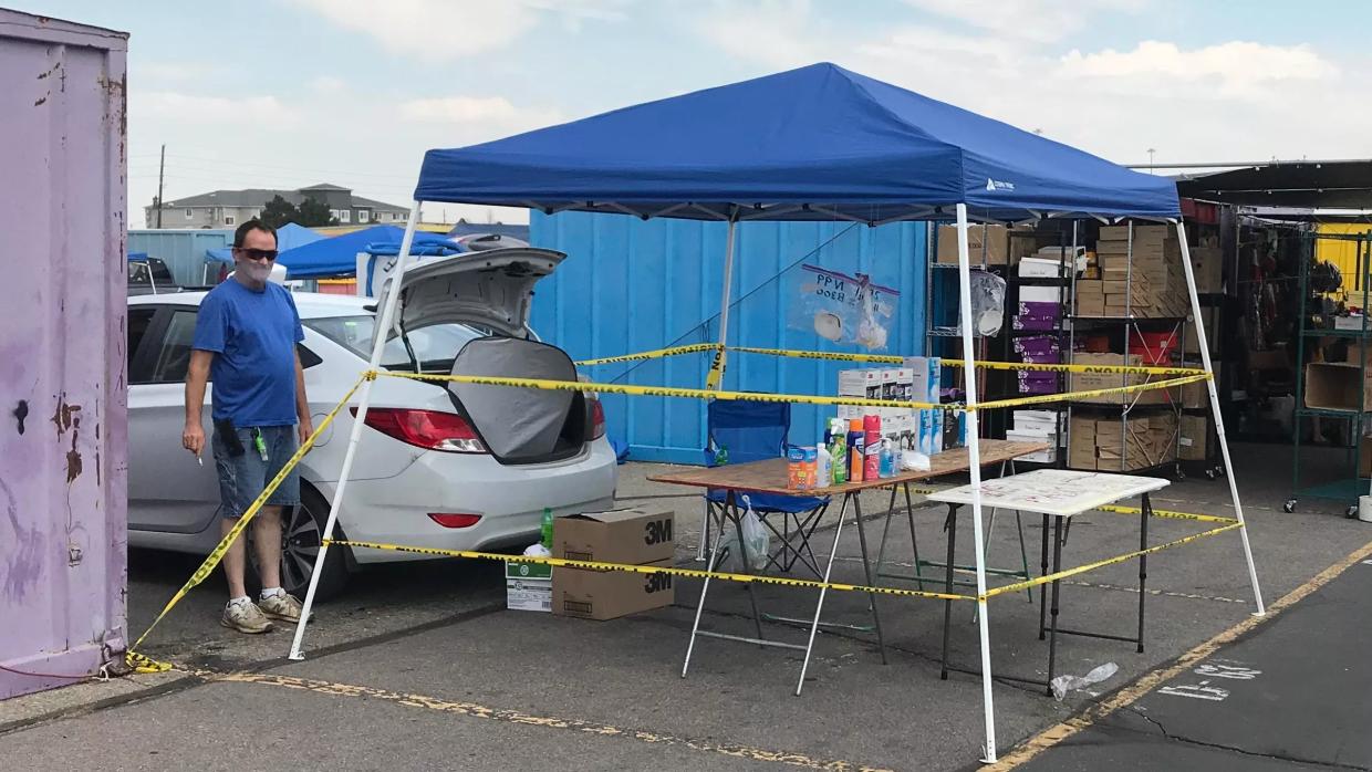 If You’re White and at Mile High Flea Market, You’re Probably Unmasked