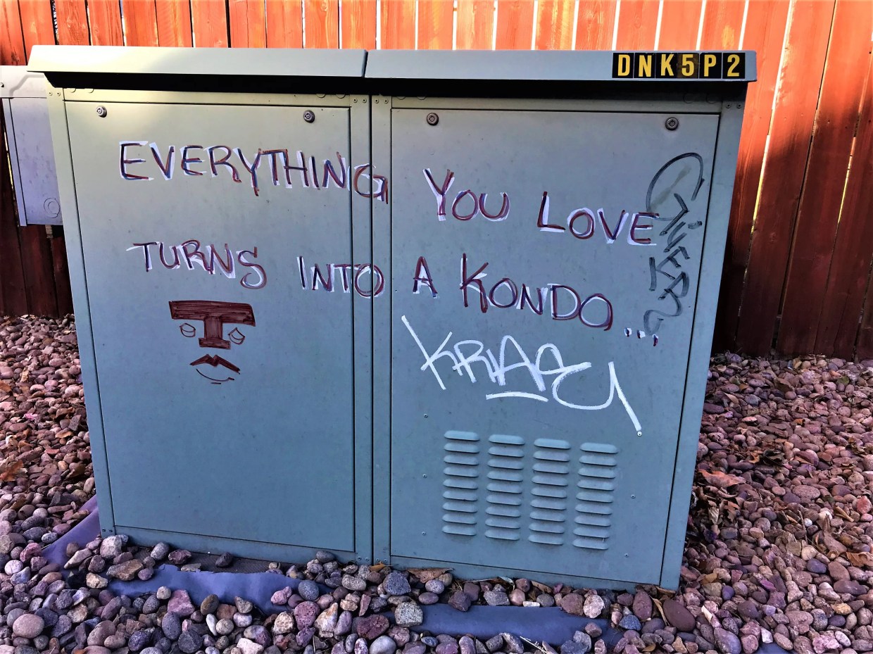 Denver Graffiti: “Everything You Love Turns Into a Kondo”