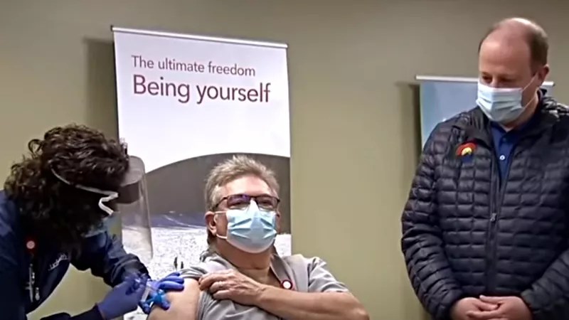 Polis Admits Messaging Around Vaccines Has Been “Chaotic”