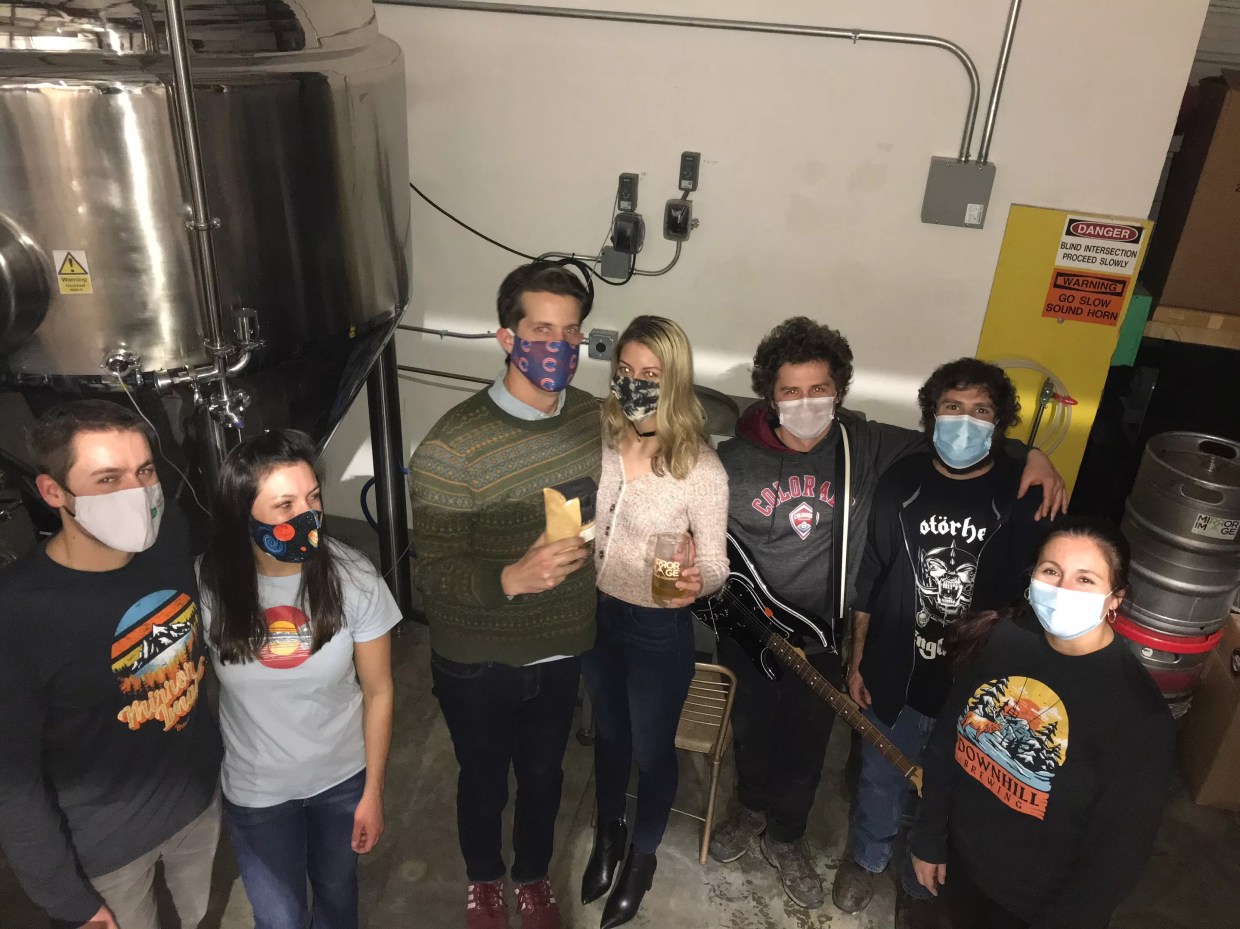 Black & White Motion Picture and Mirror Image Drop a Band-New Brew