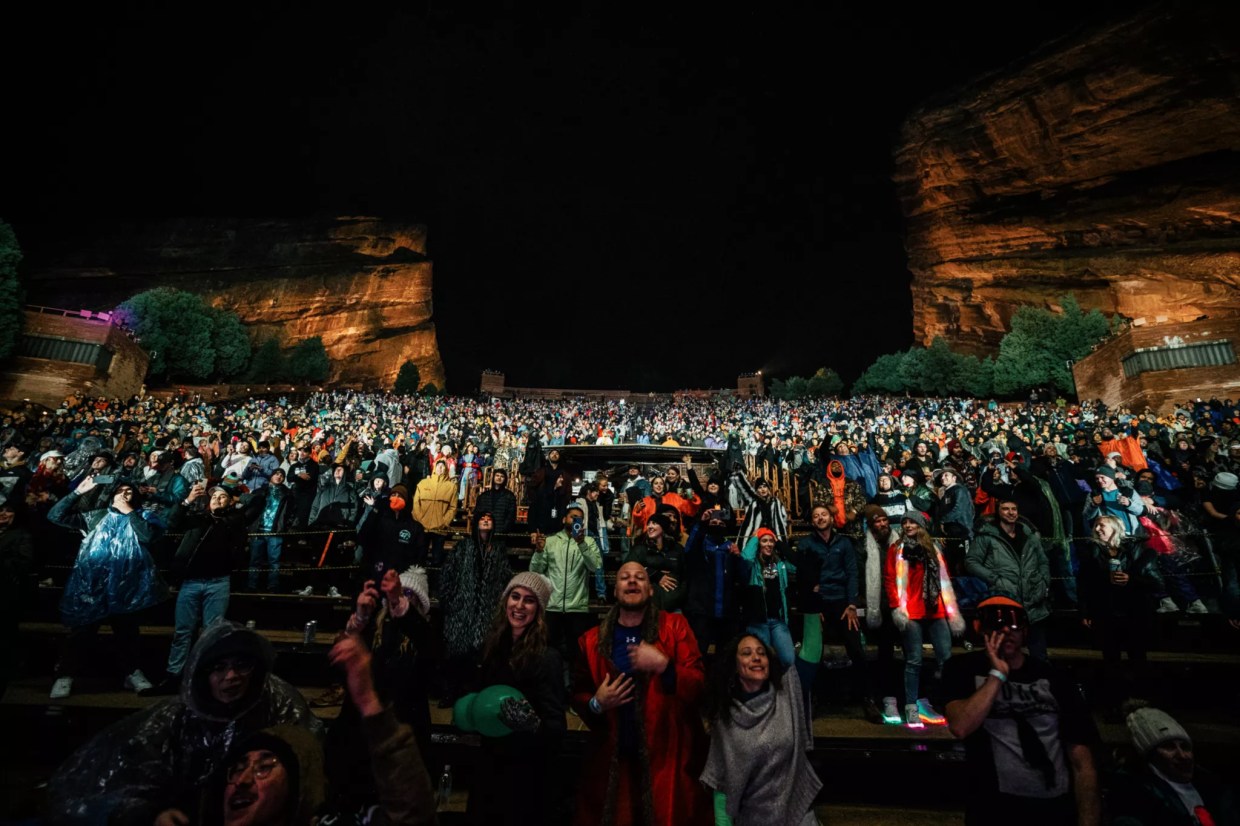 The Sky Cried as ZHU Played to a Faded, Wet Crowd at Red Rocks