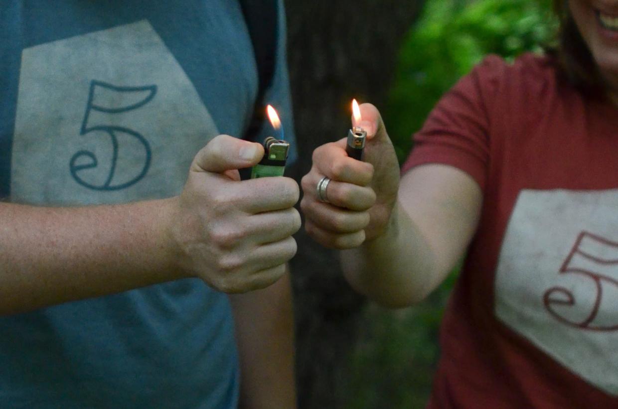 Light ’Em Up: Castle Rock Company Holding Mask-Burning Bash