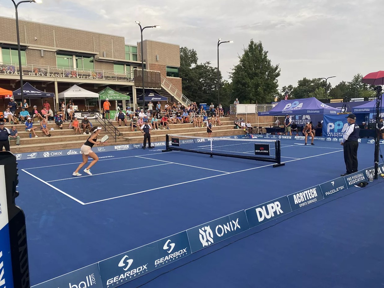 Gates Tennis Center in Colorado, which hosted the Pro Pickleball Tour in 2021.