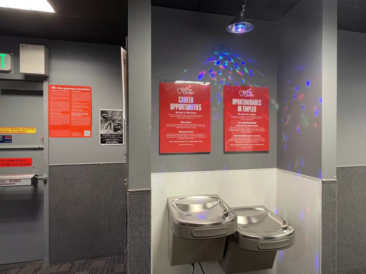 A Flood of Fans Visit Guitar Center Water Fountain After TikTok Video Goes Viral