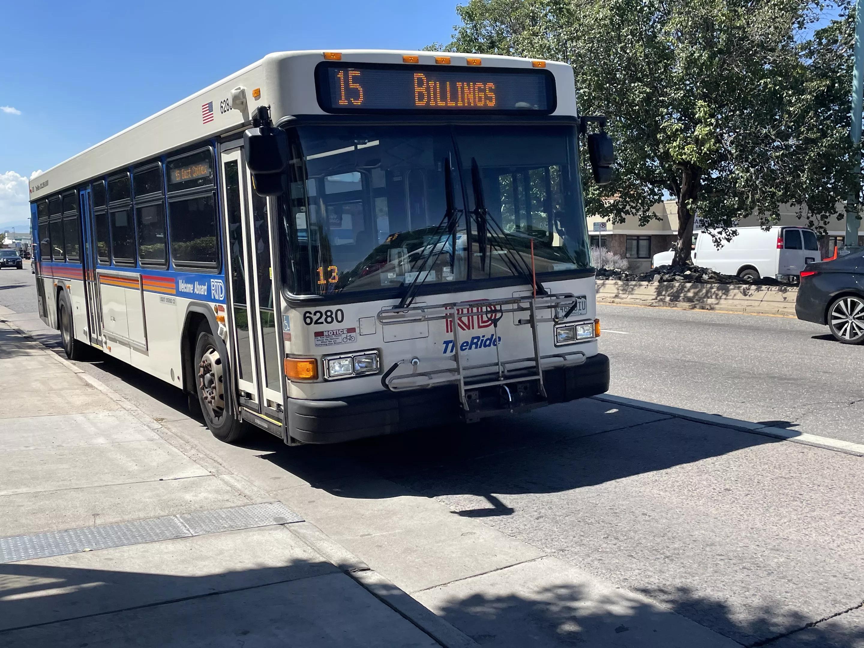 bus on Denver street