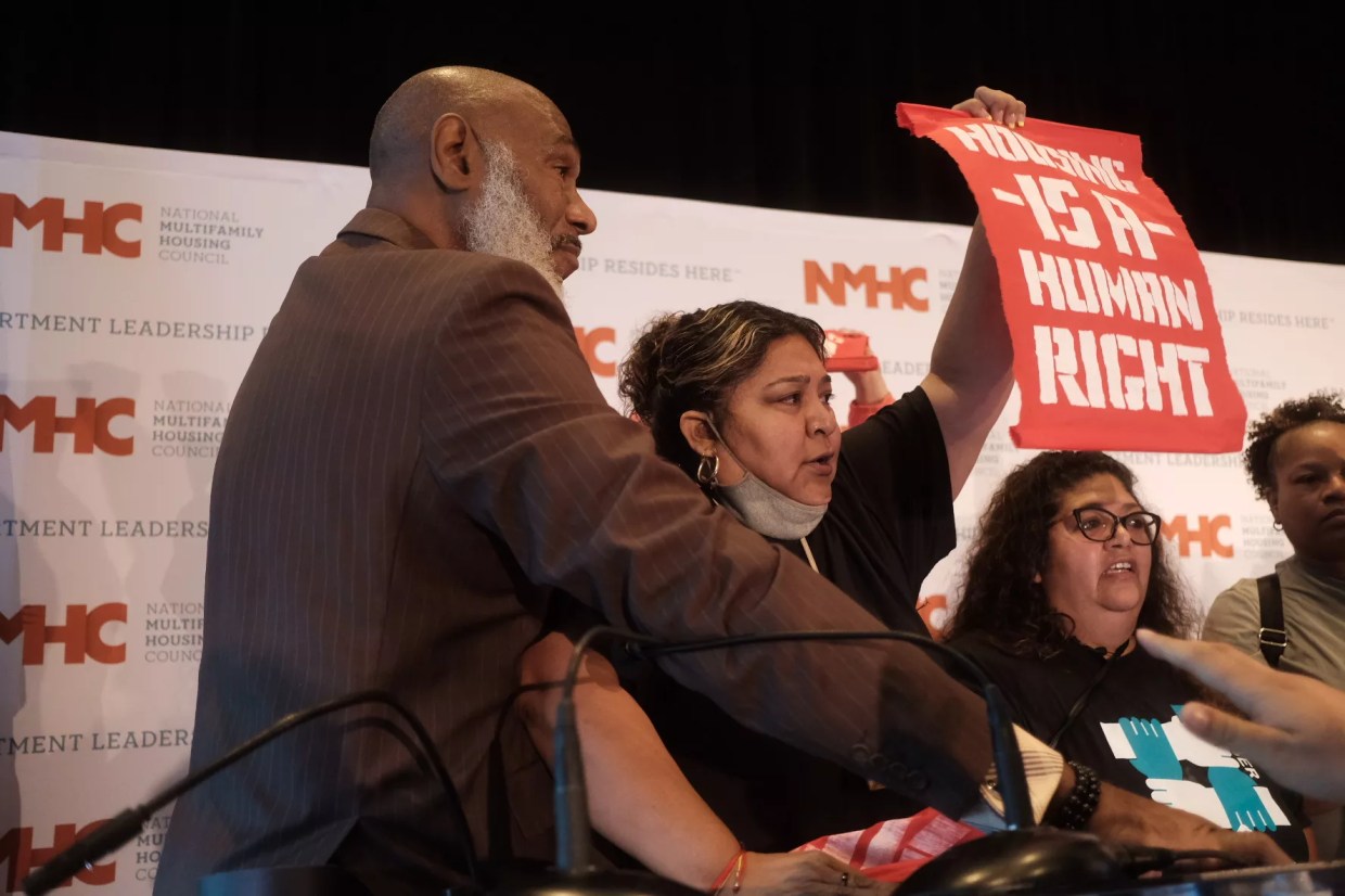 Colorado Tenants Help Disrupt Corporate Landlord Conference in D.C.