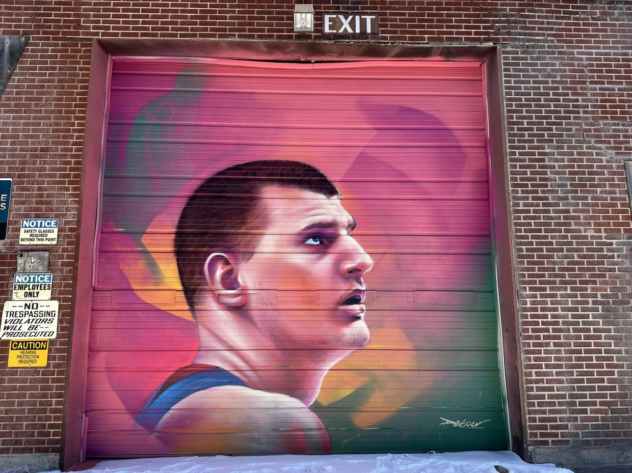 Nikola Jokic Mural Pops Up in Five Points