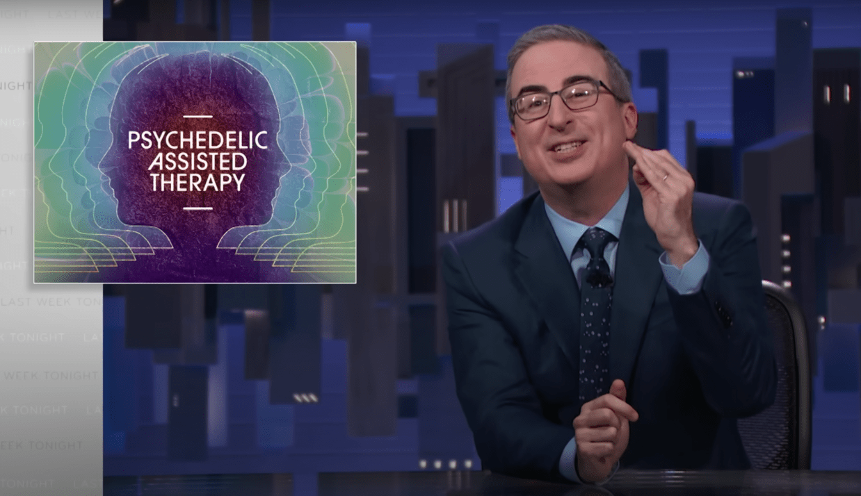 John Oliver Hilariously Skewers and Defends Psychedelics