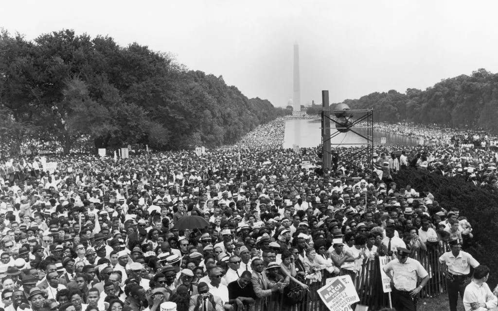 crowd at march on washington