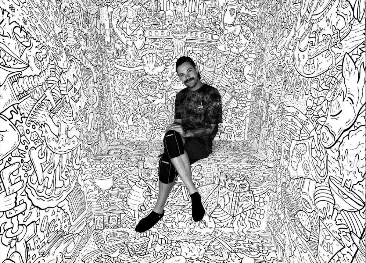 Doodle Artist Joe Palec Combines Halloween and Cannabis