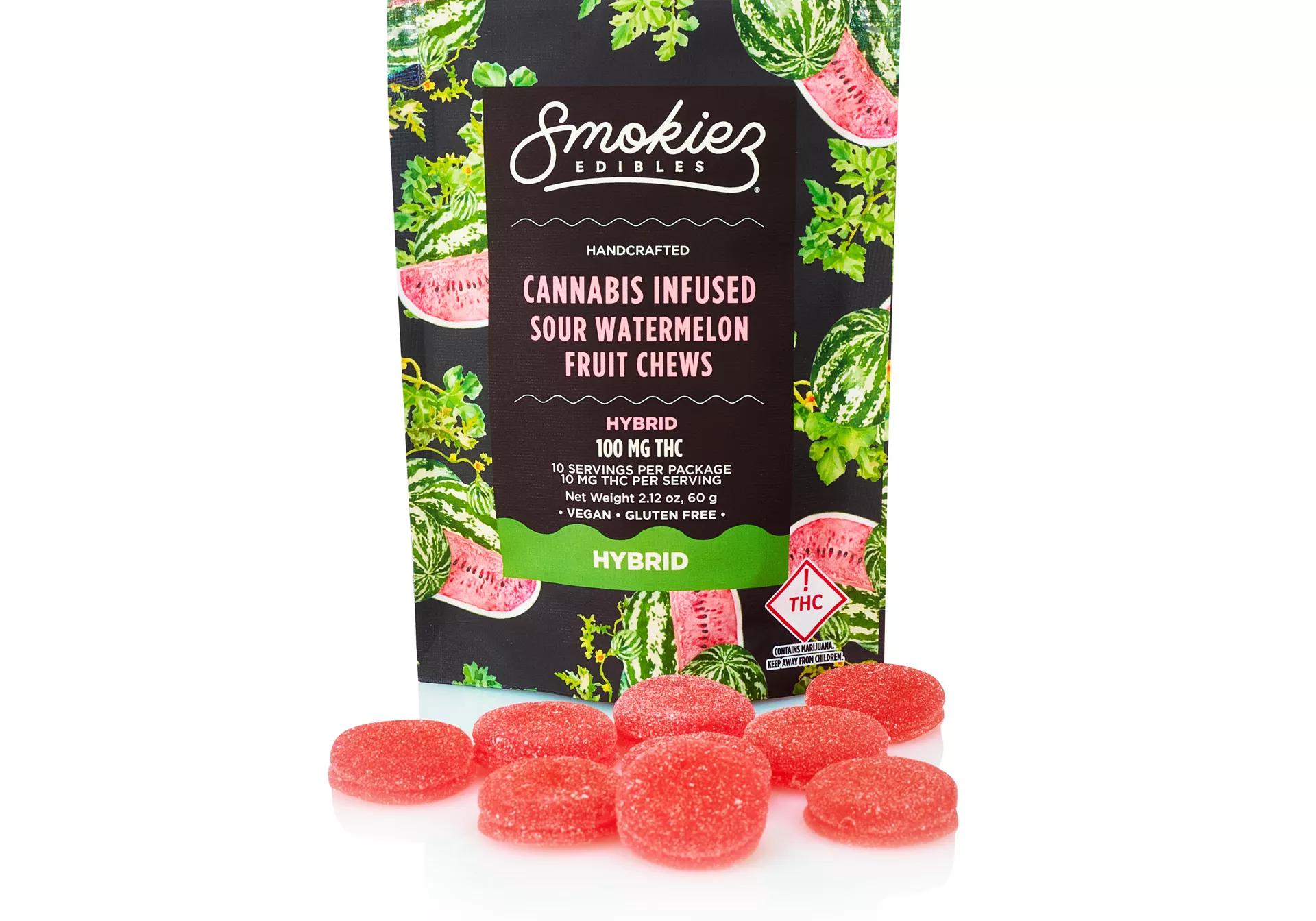 Smokiez watermelon THC gummies