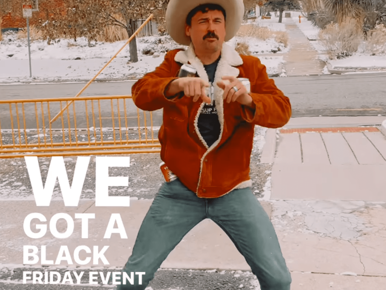 man in a cowboy hat