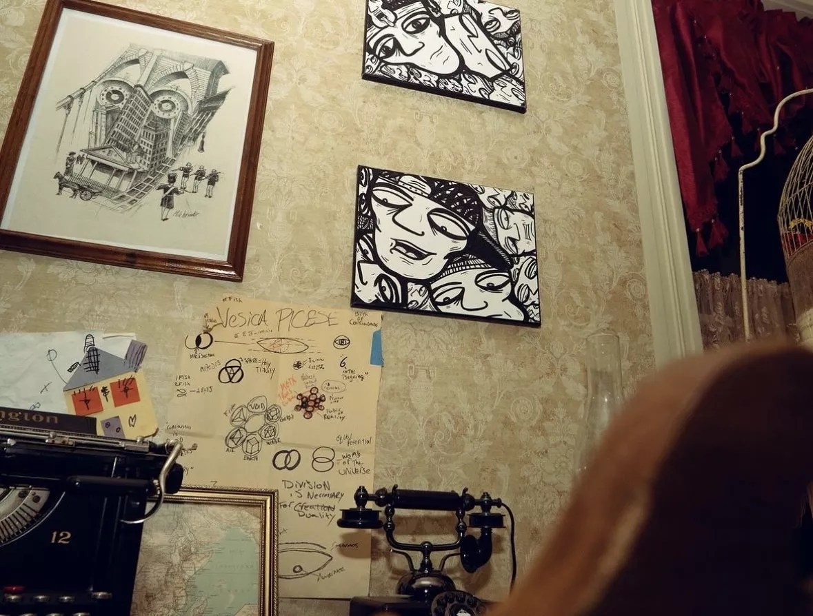 RubeZilla Art Exhibit Decks the Halls at the Former Marijuana Mansion